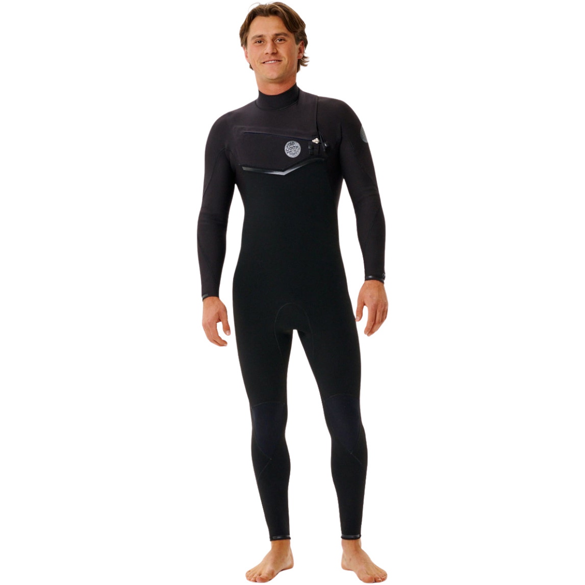 2026 Rip Curl Da Uomo E-Bomb 3/2mm Chest Zip Muta 17SMFS - Black